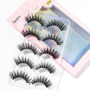 15-25mm 3D Faux Mink Hair Cross Eyelashes