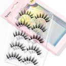 15-25mm 3D Faux Mink Hair Cross Eyelashes