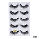 15-25mm 3D Faux Mink Hair Cross Eyelashes