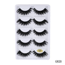 15-25mm 3D Faux Mink Hair Cross Eyelashes