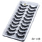 15-25mm 3D Faux Mink Hair Cross Eyelashes