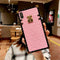 Luxury Square PU Leather Cover for Galaxy