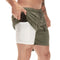 Men 2 in 1 Running Shorts