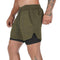 Men 2 in 1 Running Shorts