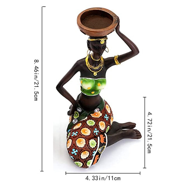 Minimalist Décor African Figurines