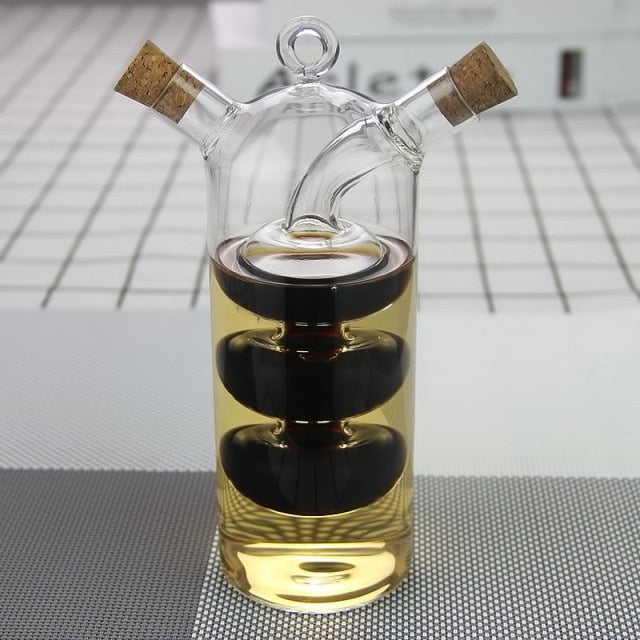 2 In 1 Vinegar Glass Bottle