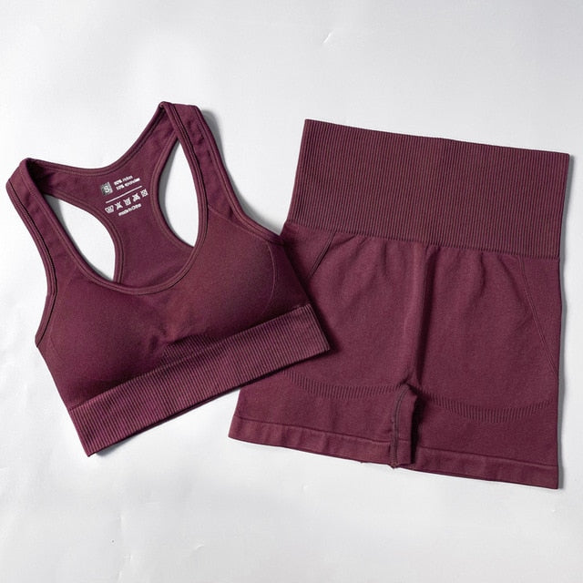 2/3/4PCS Seamless Women Yoga Set