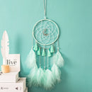 Colorful True feather dream catcher light