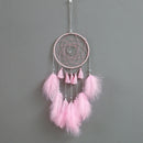 Colorful True feather dream catcher light