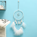 Colorful True feather dream catcher light