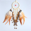 Colorful True feather dream catcher light