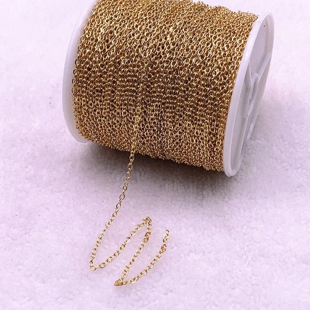 5yards Gold/silvered Plated for Jewelry Making