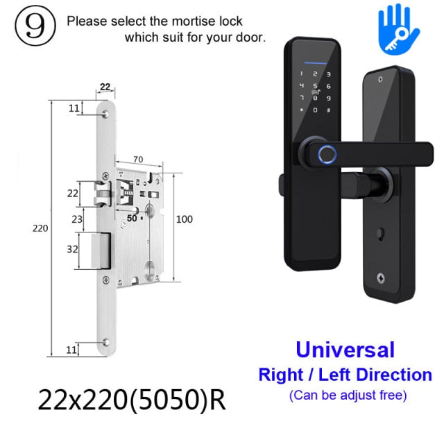 WiFi Bluetooth Digital Door Lock