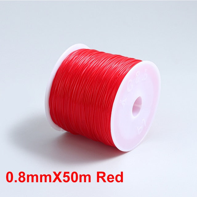 100M Plastic Crystal DIY Beading Elastic Line