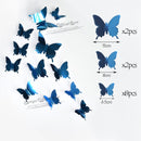 12Pcs 4D Hollow Butterfly Wall Sticker