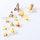 12Pcs 4D Hollow Butterfly Wall Sticker