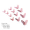 12Pcs 4D Hollow Butterfly Wall Sticker