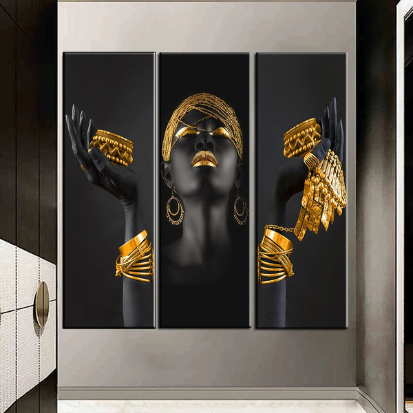 African woman wall art