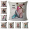 Cute Cartoon Super Mama Cushion Cover