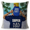 Cute Cartoon Super Mama Cushion Cover