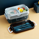 Double Layer Stainless Steel Lunch Box With Soup