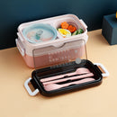 Double Layer Stainless Steel Lunch Box With Soup