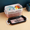 Double Layer Stainless Steel Lunch Box With Soup