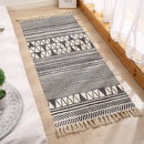 Luxury Bohemia Ethnic Style Cotton Linen Soft Carpet