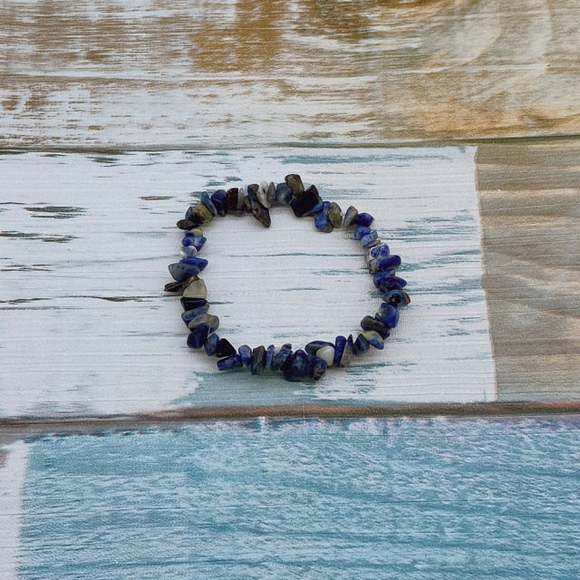 Natural Crystals 7 Chakras Stone Bracelet