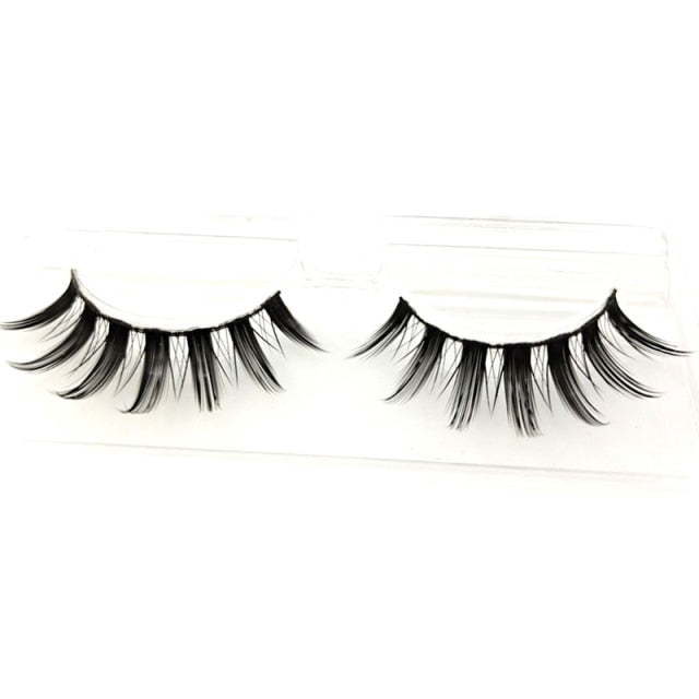 Natural Long Makeup Cross Strip Eyelashes