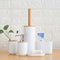 Bamboo Six-Piece Bathroom Set