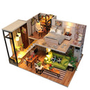 Miniature Doll House With Furniture