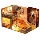 Miniature Doll House With Furniture