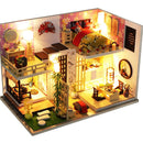 Miniature Doll House With Furniture