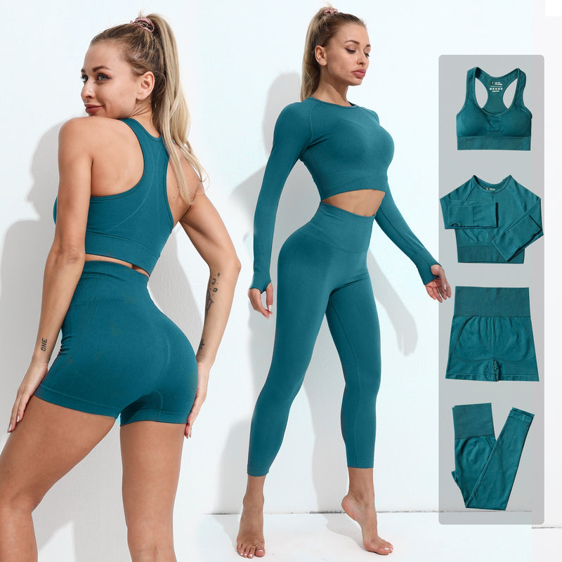 2/3/4PCS Seamless Women Yoga Set