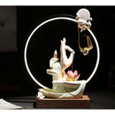 Buddha Hand Backflow Incense Burner With Led