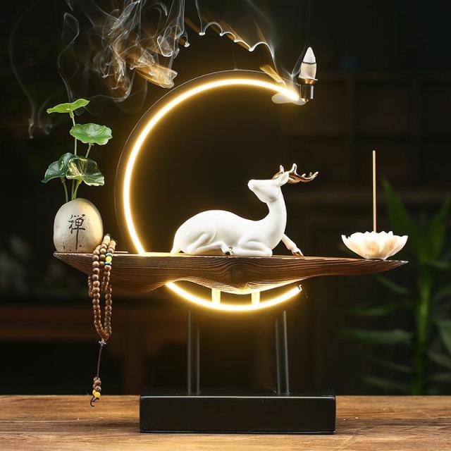 Buddhist Backflow Incense Burner