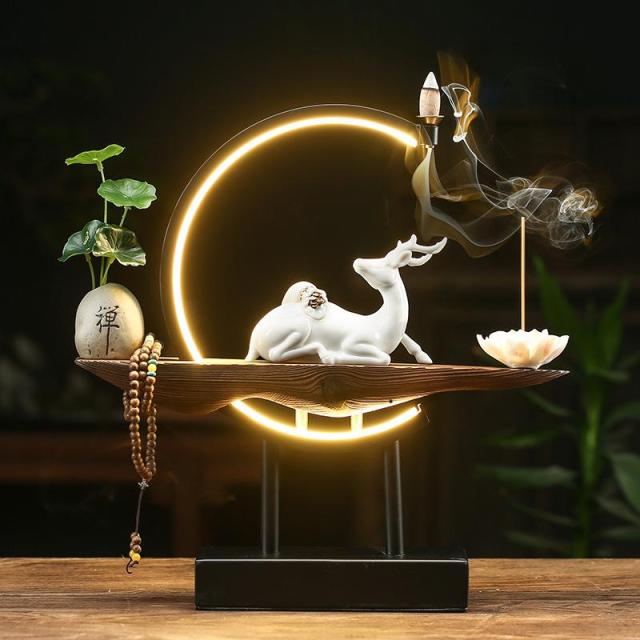 Buddhist Backflow Incense Burner