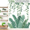 Green Leaves Wall Stickers