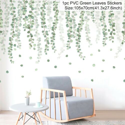 Green Leaves Wall Stickers