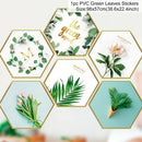 Green Leaves Wall Stickers