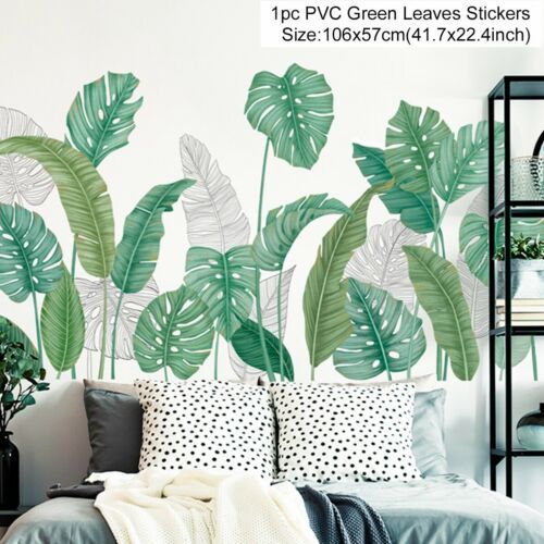 Green Leaves Wall Stickers