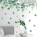 Green Leaves Wall Stickers