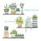 Green Leaves Wall Stickers