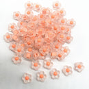 30pcs 12mm Matting Acrylic Sunflowers Beads