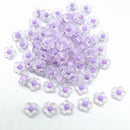 30pcs 12mm Matting Acrylic Sunflowers Beads