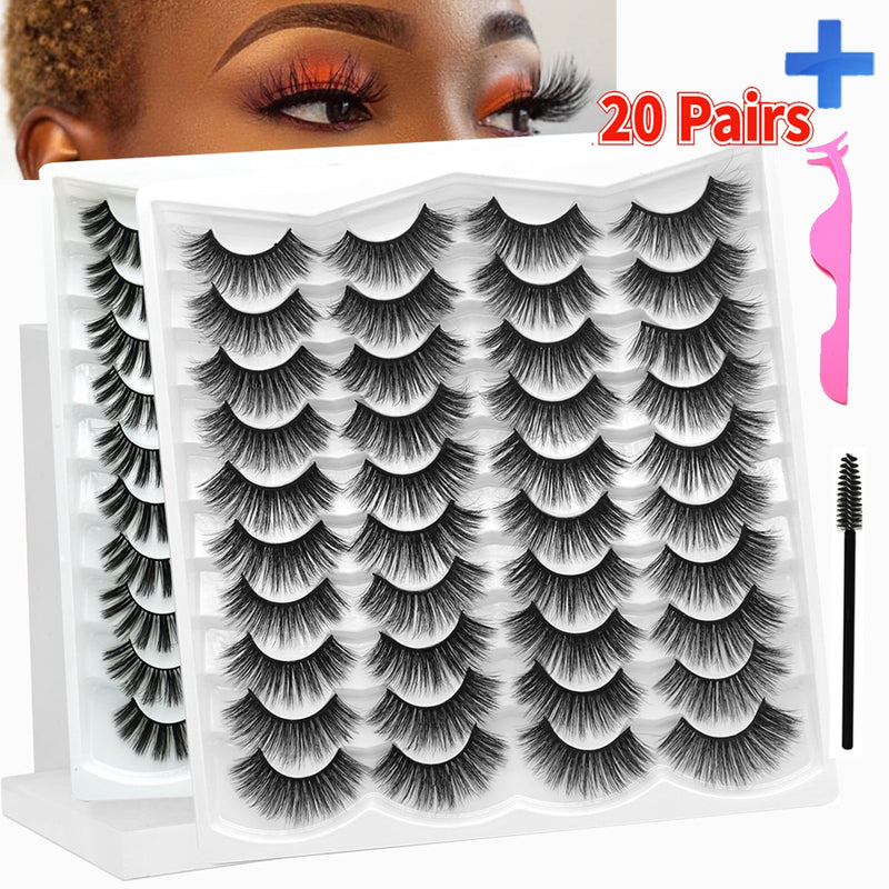 2/20pairs 8D Mink Eyelashes