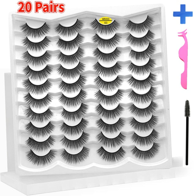 2/20pairs 8D Mink Eyelashes