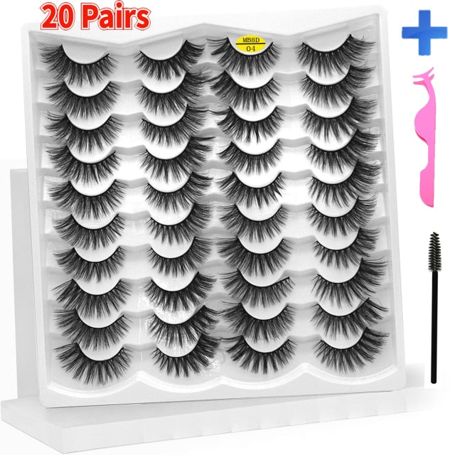 2/20pairs 8D Mink Eyelashes