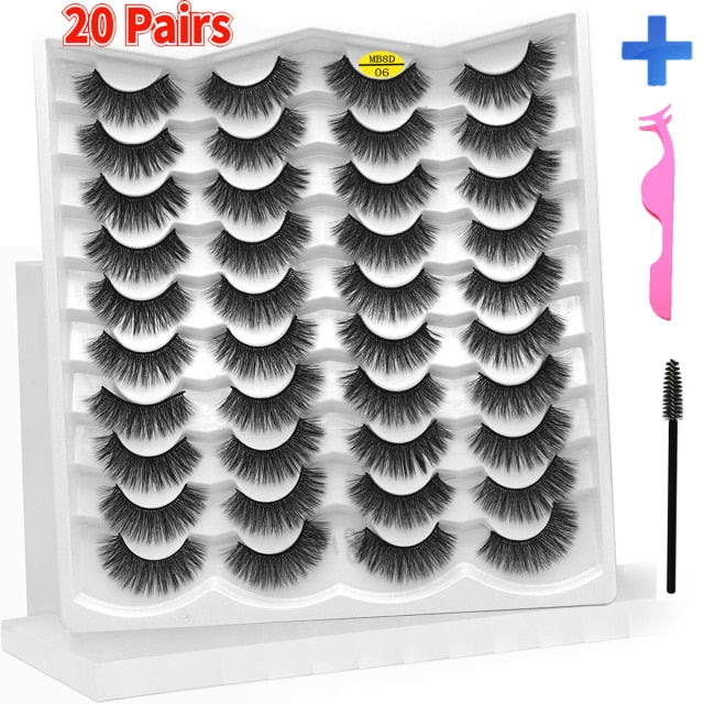 2/20pairs 8D Mink Eyelashes